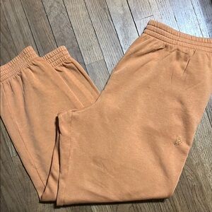 VS Pink Comfy Orange Sweatpants